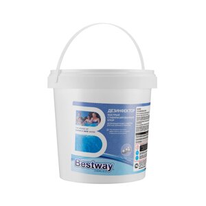 Химия для бассейна Bestway Chemicals Быстрая дезинфекция в гранулах 1кг. B1909215