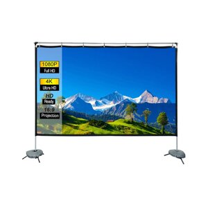 Портативный экран Deluxe DLS-OT221-125 (87"49"), Ø - 100", Раб. поверхность 221x125 см., 16:9