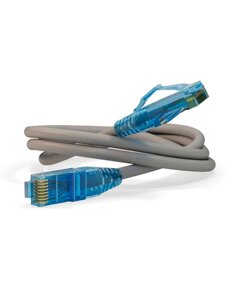 Hyperline PC-LPM-UTP-RJ45-RJ45-C6-3M-LSZH-GY Патч-корд U/UTP, Cat. 6 (100% Fluke Component Tested)