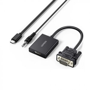 Ugreen Конвертер Ugreen CM513 50945 VGA Male To HDMI Female Converter