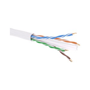 Кабель витая пара DKC RN6UUK01WH кат. 6 U/UTP нг (А)-HF