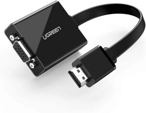 Ugreen Конвертер UGREEN MM103 HDMI to VGA, 25cm , 40248, Black