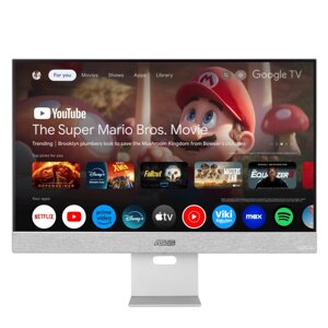 Asus Монитор ASUS MS27UC IPS,27",16:9 UHD (3840x2160x60Hz),350cd/m2, HDR10,1000:1,178/178,4ms, Spks 5W, DP, HDMI, USBC
