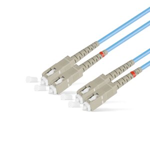 Патч Корд Оптоволоконный SC/UPC-SC/UPC MM OM3 50/125 Duplex 3.0мм 1 м