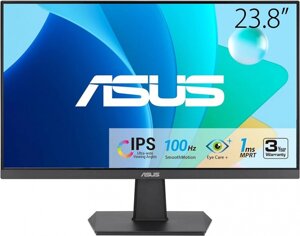 Asus Монитор ASUS VA24EHF IPS,23.8",16:9 FHD (1920x1080x100Hz),250cd/m2,1300:1,178/178,1ms, HDMI, Black