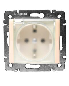 Legrand 774120 Розетка 2К+З IP44 шт СЛНК VLN