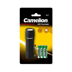 Фонарик Camelion S87 Black