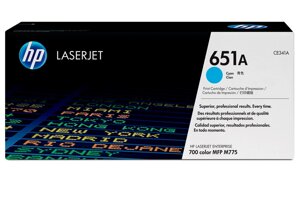 Hp Голубой картридж с тонером HP 651A, голубого цвета 16 000 страниц для Color LaserJet, CE341A