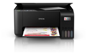 МФУ струйное цветное Epson L3200 C11CJ69401, А4, до 33 стр/мин (драфт), USB, 4 цвета, СНПЧ, no ADF