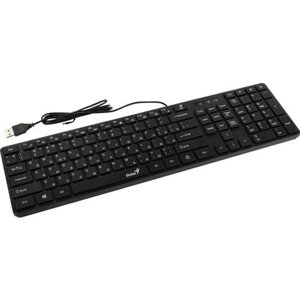 Клавиатура Genius RS2, SlimStar 126, RU, USB, BLK,! Only Laser 31310017417