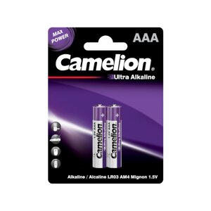 Батарейка CAMELION Ultra Alkaline LR03-BP2UT 2 шт. в блистере