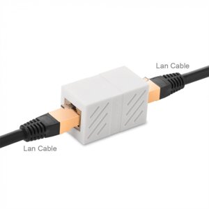 Ugreen Разъем сетевой UGREEN NW114 RJ 45 Network Keystone Jack In-Line Coupler Female to Female 1pcs (White) 20311