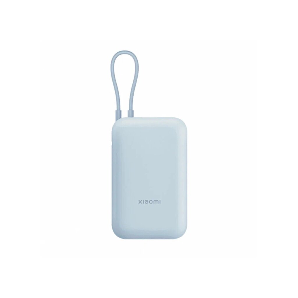 Портативный внешний аккумулятор Xiaomi Power Bank 10000mAh (Integrated Cable) Ice Blue GL от компании icopy - фото 1