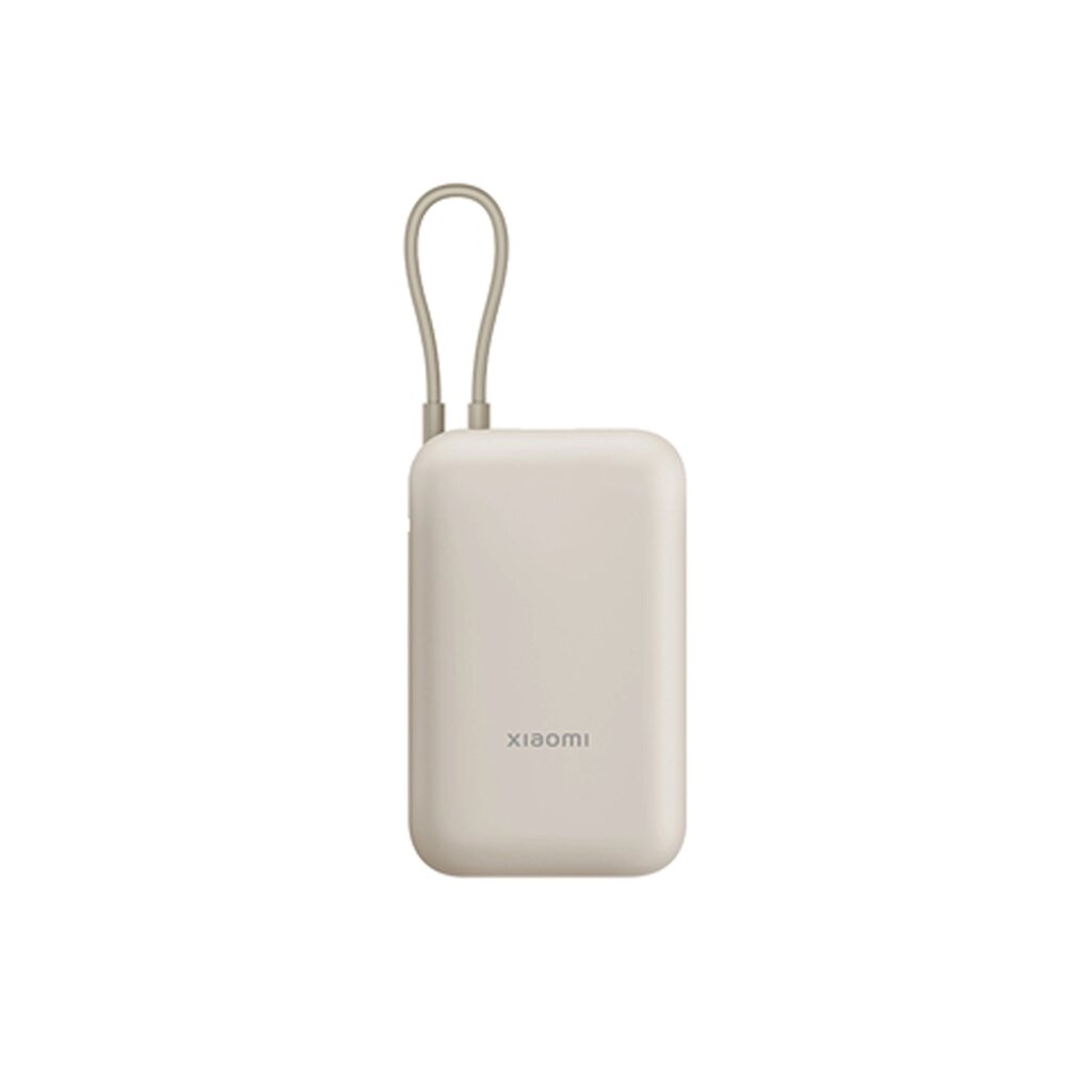 Портативный внешний аккумулятор Xiaomi Power Bank 10000mAh (Integrated Cable) Tan GL от компании icopy - фото 1