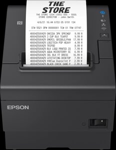 Принтер чековый Epson C31CJ57132 Epson TM-T88VII (132) USB, Ethernet, PoweredUSB, черный