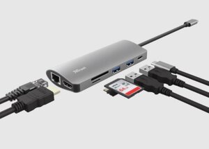 Разветвитель Trust Dalyx 7 in 1 USB-C