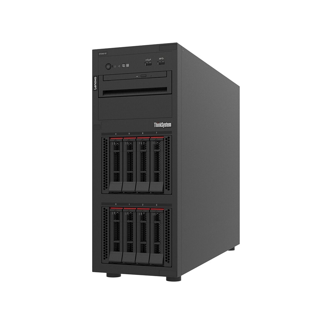 Сервер Lenovo ST250 V2 Xeon E-2378 (8C 2.6GHz 16MB Cache/65W), 1x32GB, O/B, 2.5" HS 7D8F от компании icopy - фото 1