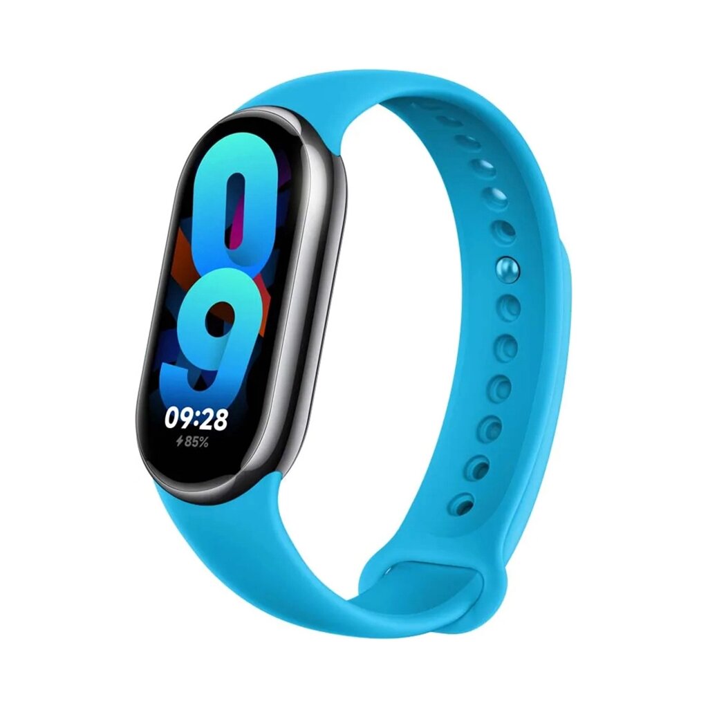 Сменный браслет для Xiaomi Smart Band 8 Aqua Blue от компании icopy - фото 1