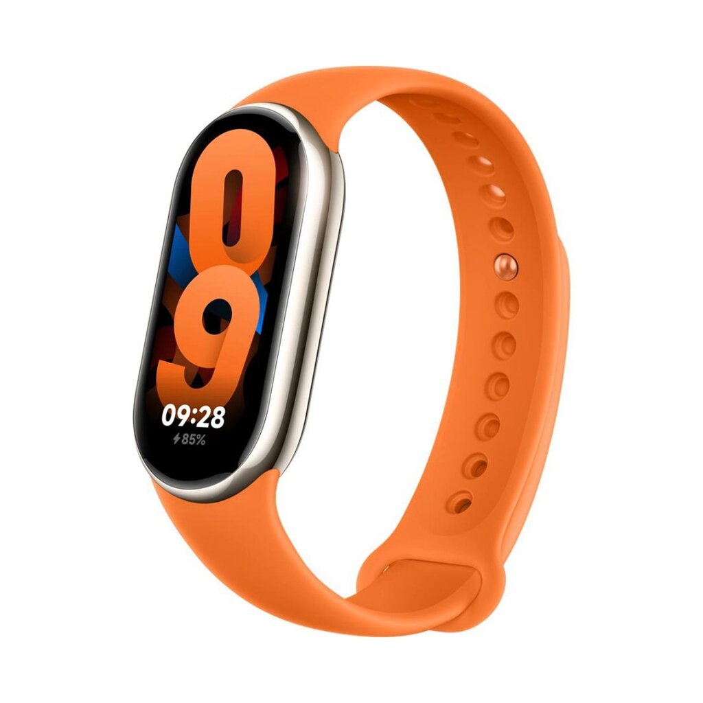 Сменный браслет для Xiaomi Smart Band 8 Sunrise Orange от компании icopy - фото 1