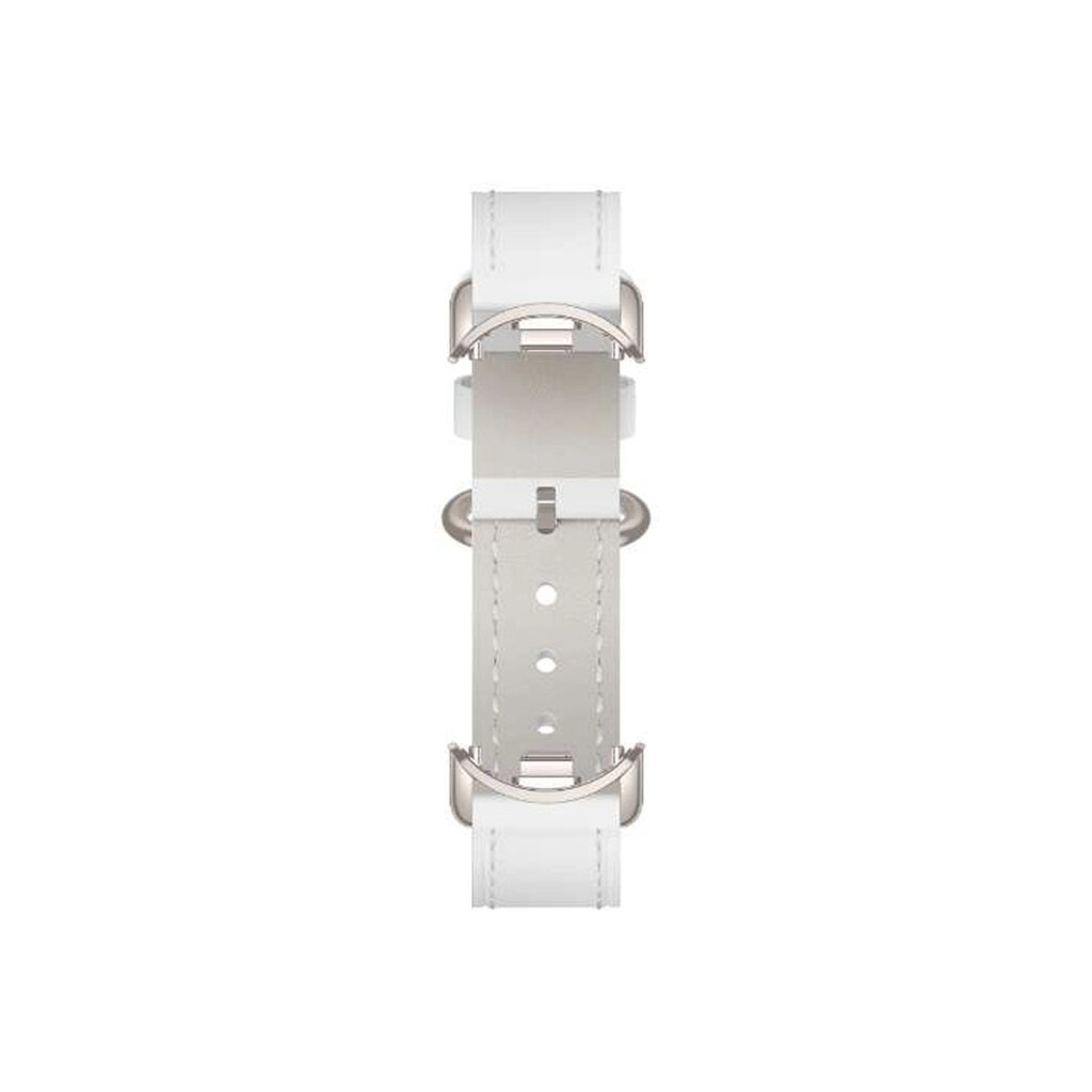 Сменный кожаный браслет для Xiaomi Smart Band 9 Ceramic White от компании icopy - фото 1