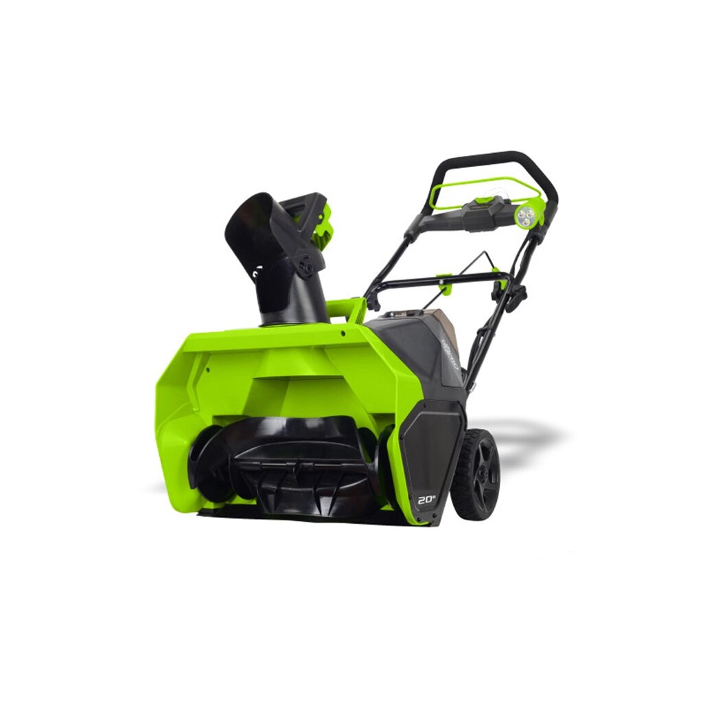 Снегоуборщик аккумуляторный Greenworks 2600607, 40V, 51 см, бесщеточный, с 1хАКБ 4 Ач и ЗУ от компании icopy - фото 1