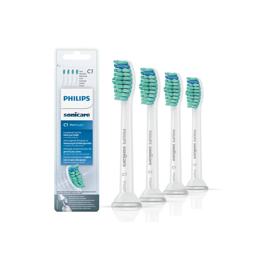 Стандартные насадки для звуковой зубной щетки Philips Sonicare ProResults HX6014/07 4шт от компании icopy - фото 1