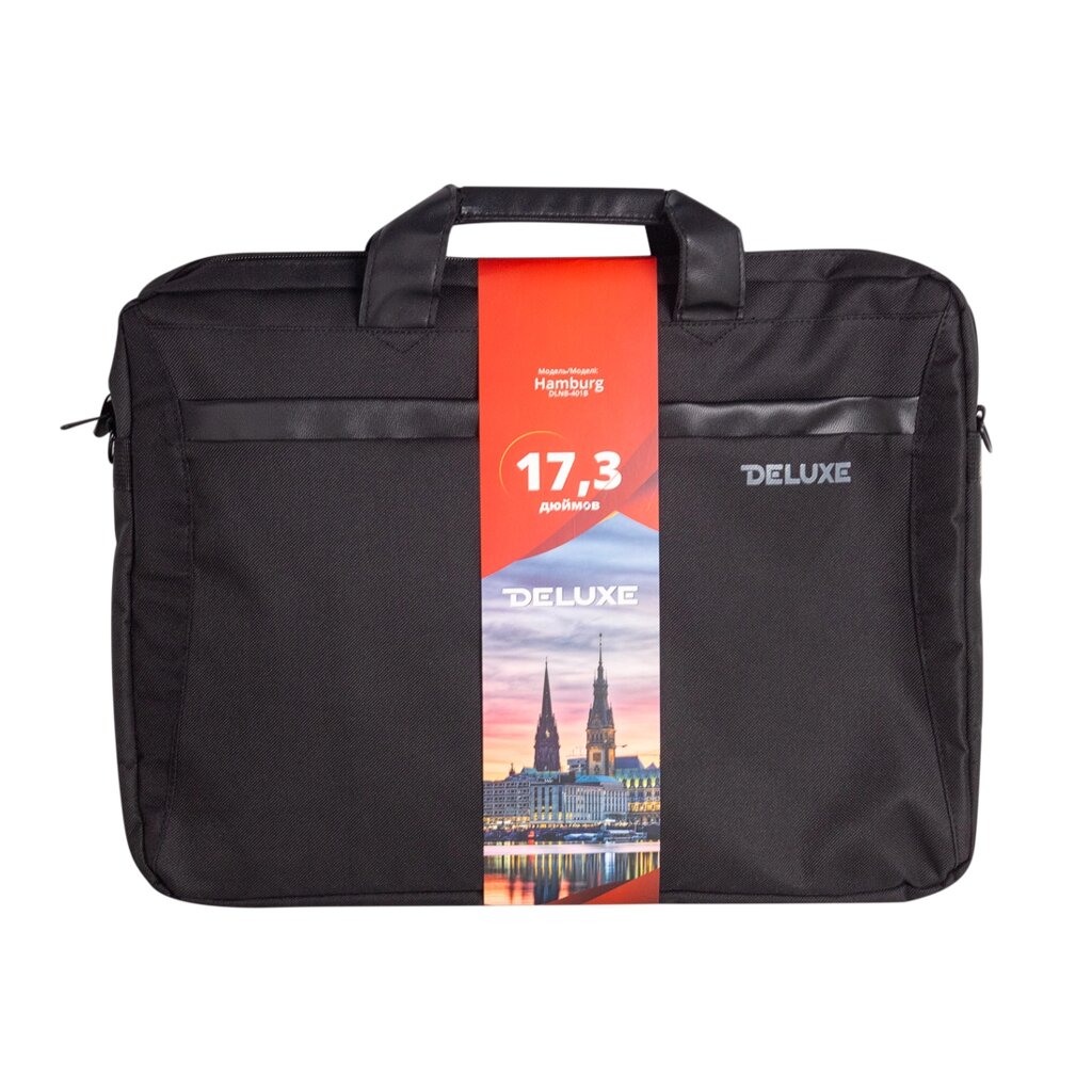 Сумка для ноутбука Deluxe Hamburg 17.3" (DLNB-401B-P17.3) от компании icopy - фото 1