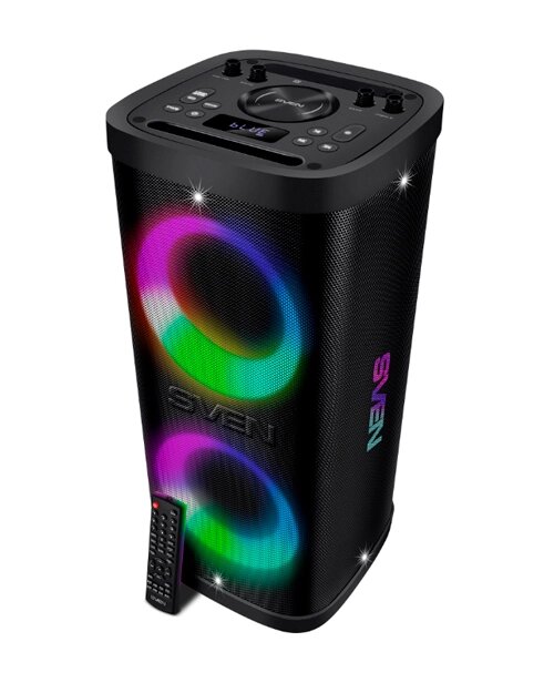 SVEN PS-930, черный, акустическая система, (150W, TWS, IPx4, Bluetooth, FM, USB, microSD, LED-dis от компании icopy - фото 1