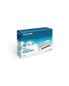 TP-Link TL-SF1005D 5-портовый 10/100 Мбит/с настольный коммутатор