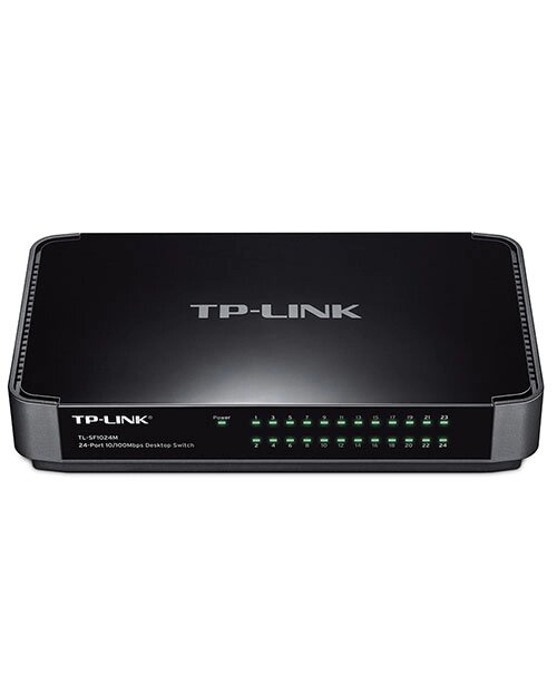 TP-Link TL-SF1024M 24-портовый 10/100 Мбит/с настольный коммутатор от компании icopy - фото 1