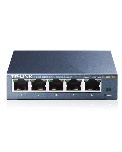 TP-Link TL-SG105 5-портовый 10/100/1000 Мбит/с настольный коммутатор от компании icopy - фото 1