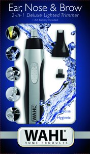 Триммер для носа и ушей Wahl Nose trimmer серебро-черный