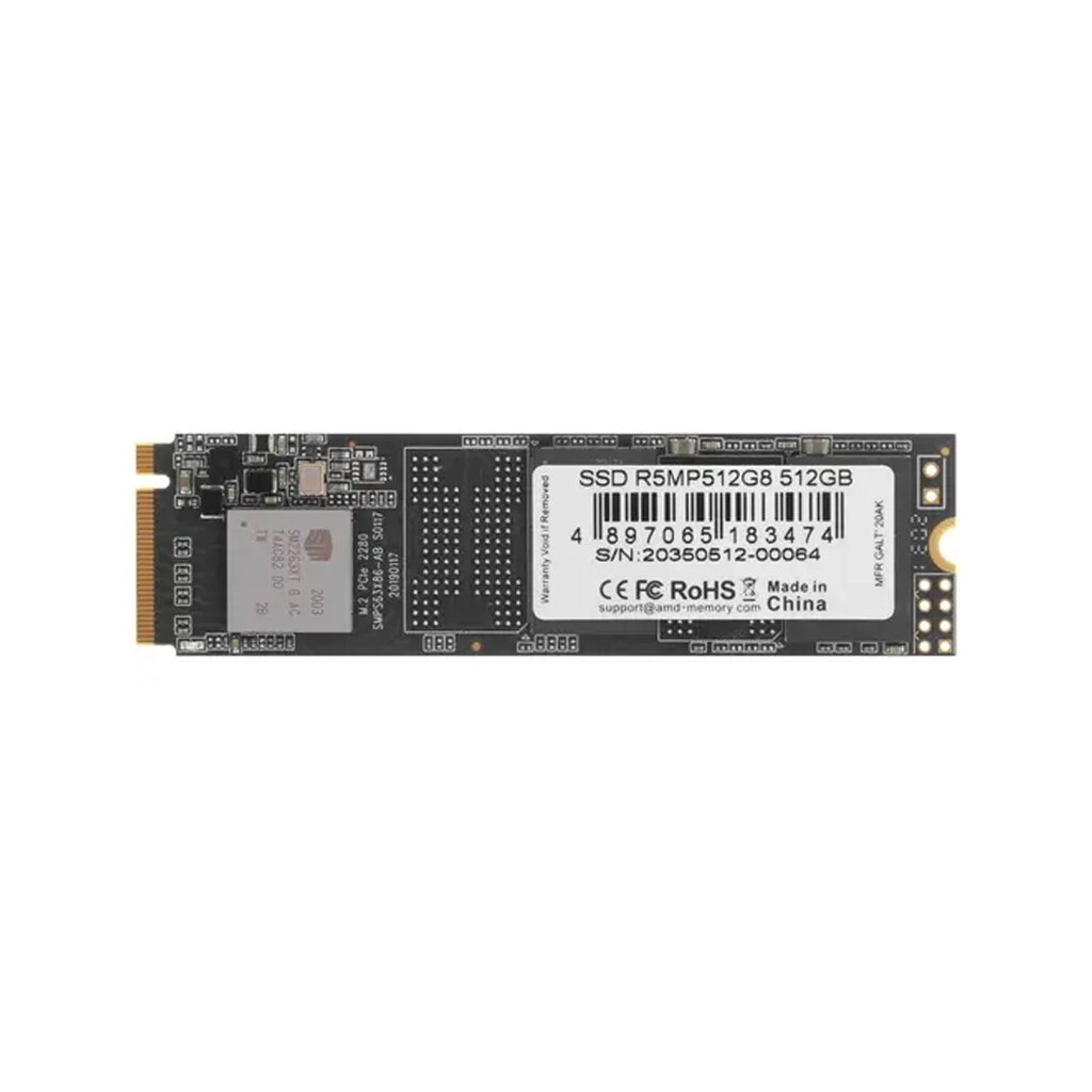 Твердотельный накопитель SSD AMD Radeon R5MP512G8 512GB M. 2 NVMe PCIe 3.0x4 от компании icopy - фото 1