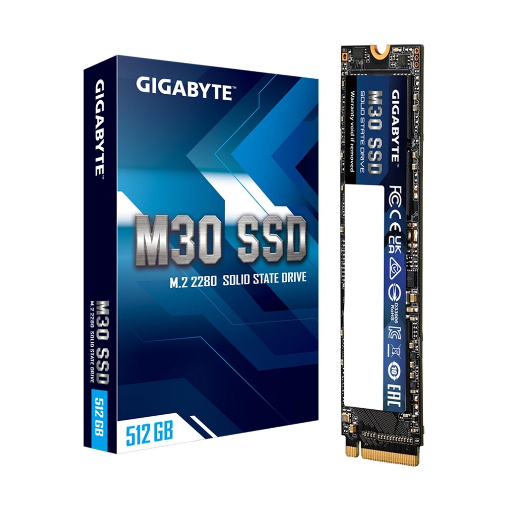 Твердотельный накопитель SSD Gigabyte M30 512GB M. 1.3 NVMe PCIe 3.0x4 от компании icopy - фото 1