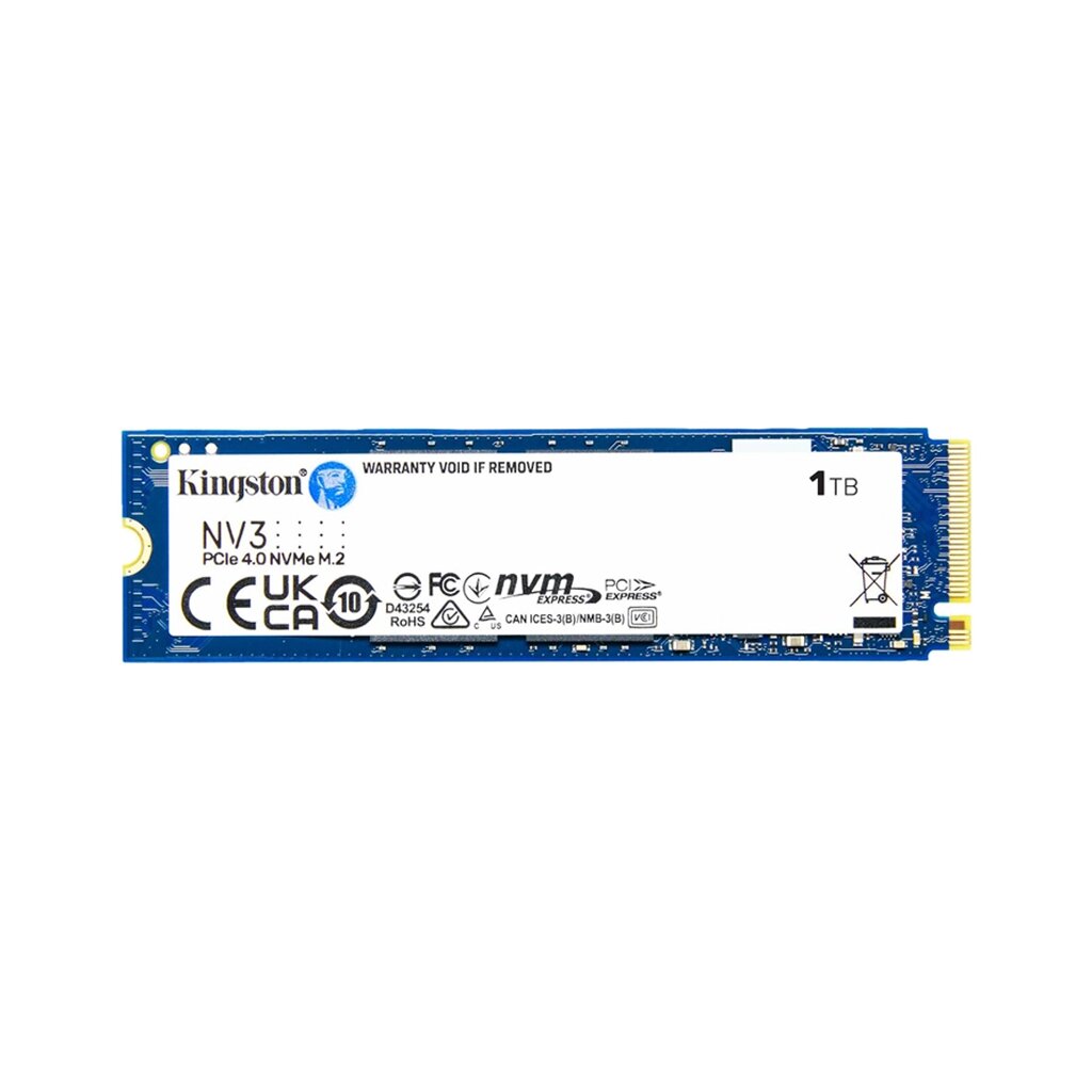 Твердотельный накопитель SSD Kingston NV3 SNV3S/1000G M. 2 NVMe PCIe 4.0x4 от компании icopy - фото 1