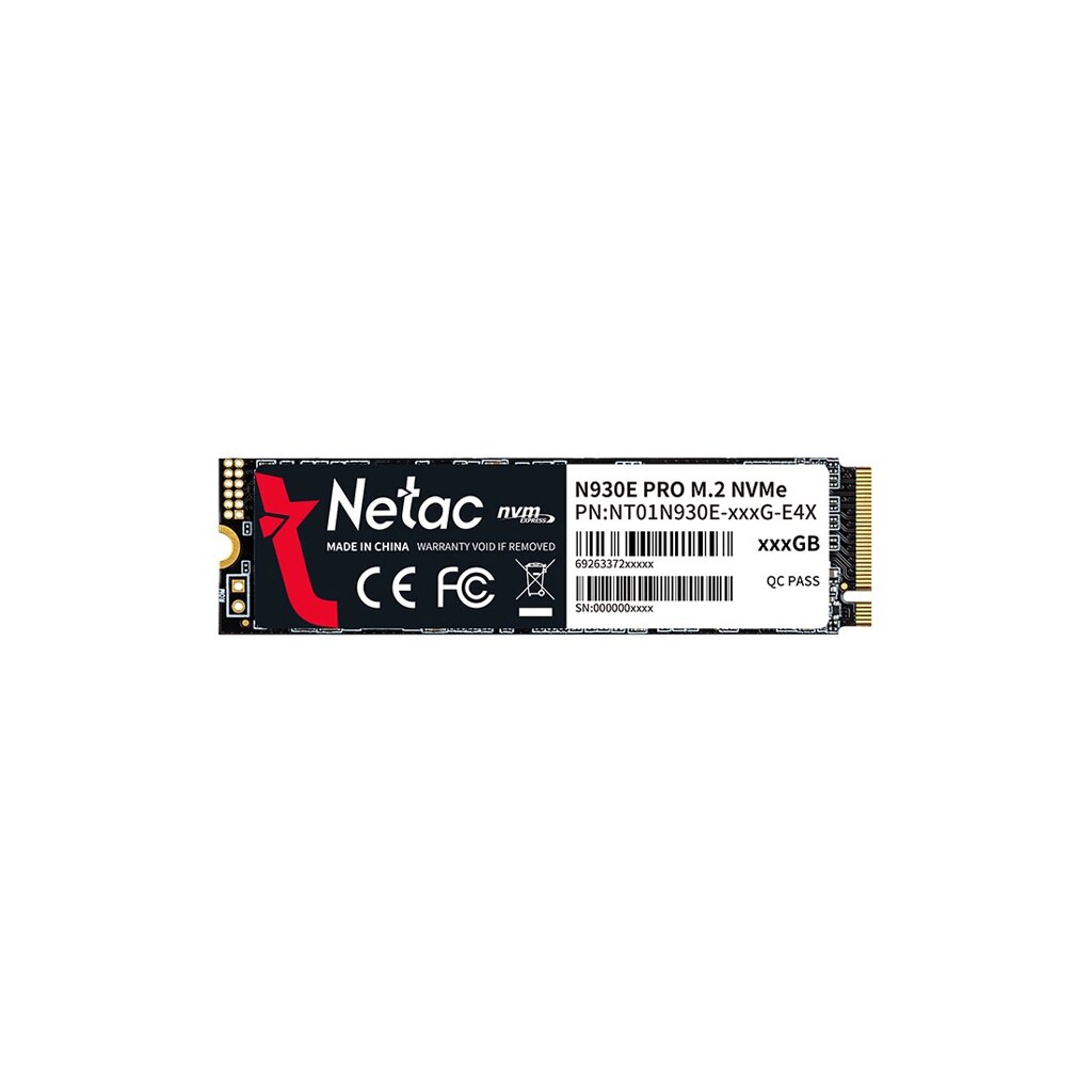 Твердотельный накопитель SSD Netac NT01N930E-001T-E4X 1TB M. 2 NVMe от компании icopy - фото 1