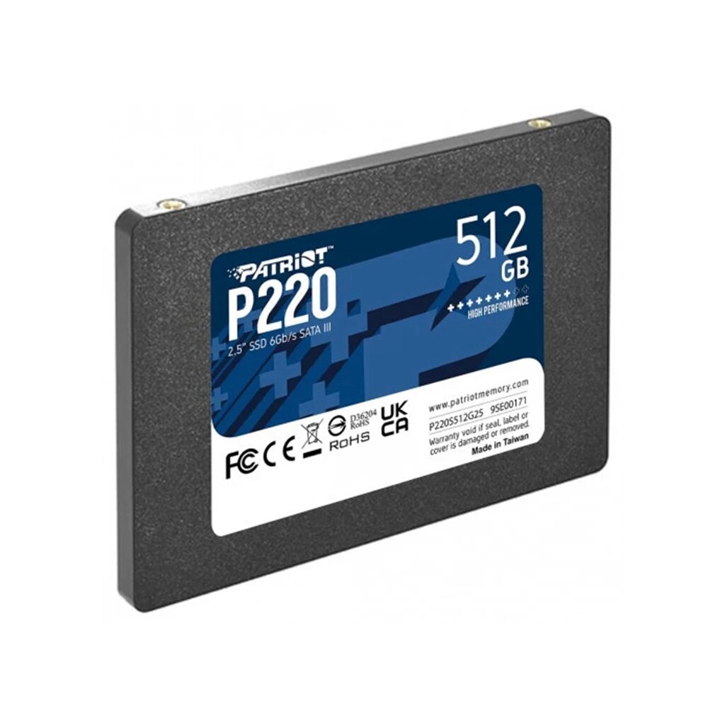 Твердотельный накопитель SSD Patriot P220 512GB SATA III от компании icopy - фото 1