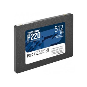Твердотельный накопитель SSD Patriot P220 512GB SATA III