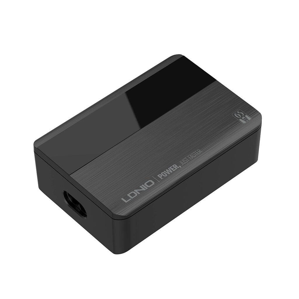 Универсальное зарядное устройство LDNIO A4808Q 65W 2*USB-C 2*USB Чёрный от компании icopy - фото 1