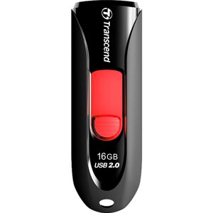 USB флеш 16GB 2.0 transcend TS16GJF590K черный