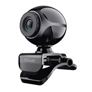 Веб-камера Trust Exis Webcam Black-Silver