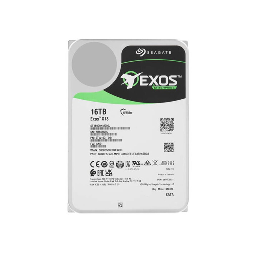 Жесткий диск Seagate Exos X18 ST16000NM000J 16TB SATA3 от компании icopy - фото 1