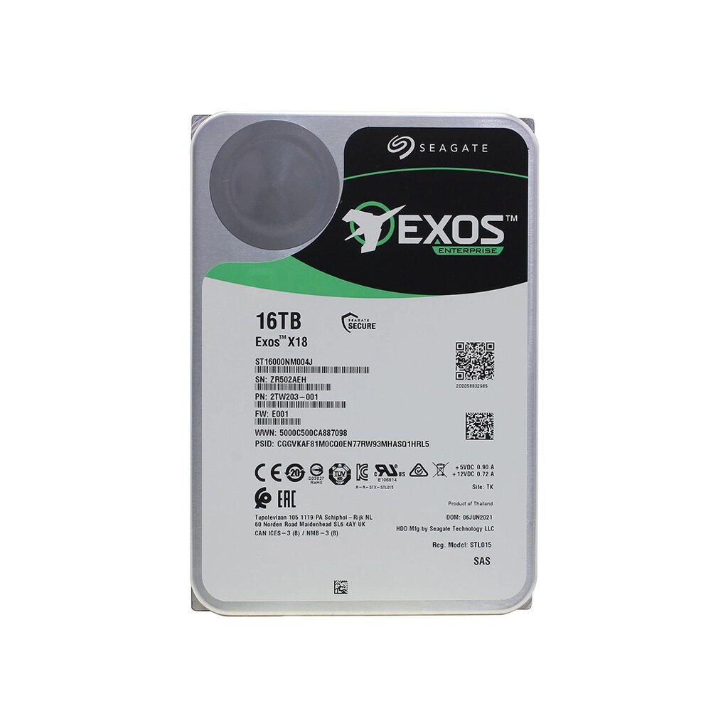 Жесткий диск Seagate Exos X18 ST16000NM004J 16TB SAS от компании icopy - фото 1