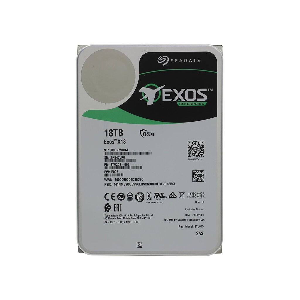 Жесткий диск Seagate Exos X18 ST18000NM004J 18TB SAS от компании icopy - фото 1