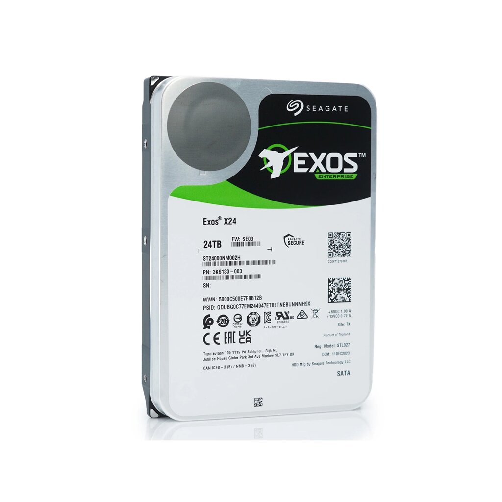 Жесткий диск Seagate Exos X24 ST24000NM002H 24TB SATA3 от компании icopy - фото 1