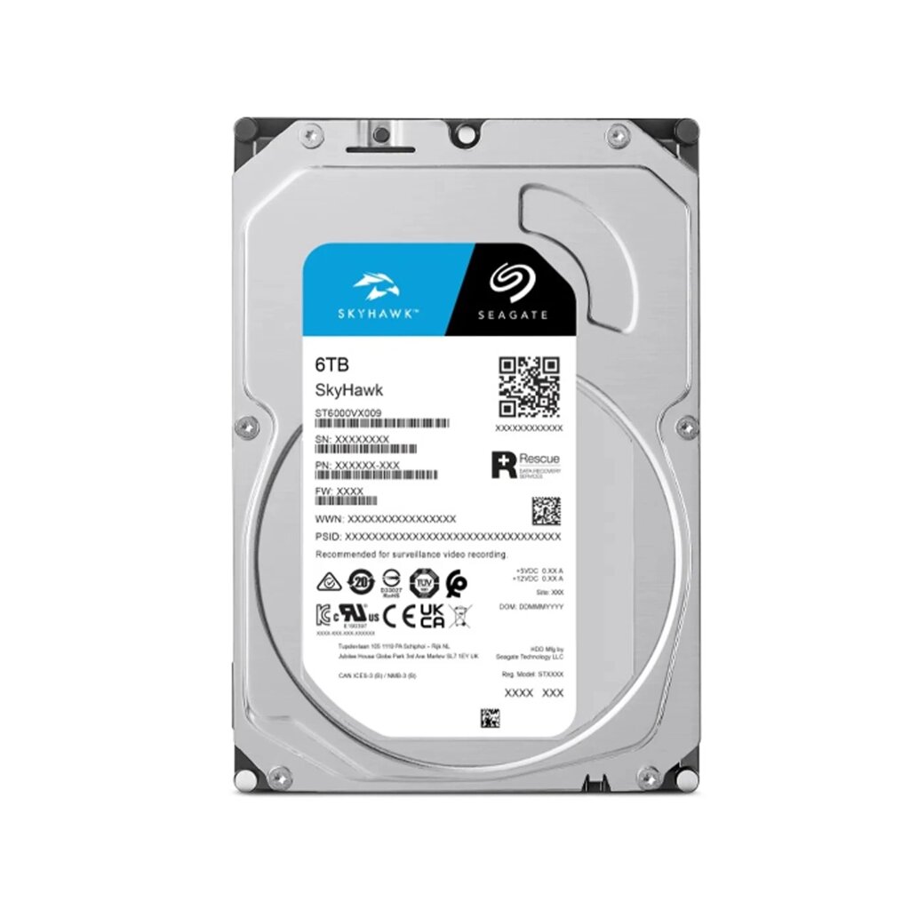 Жесткий диск Seagate SkyHawk ST6000VX009 HDD 6Tb от компании icopy - фото 1