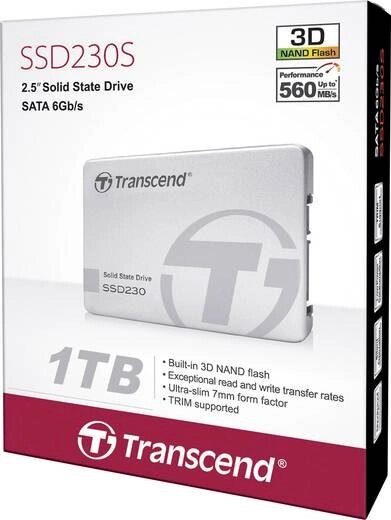 Жесткий диск SSD 1TB Transcend TS1TSSD230S от компании icopy - фото 1