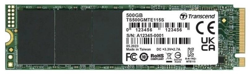 Жесткий диск SSD 500GB Transcend TS500GMTE115S от компании icopy - фото 1