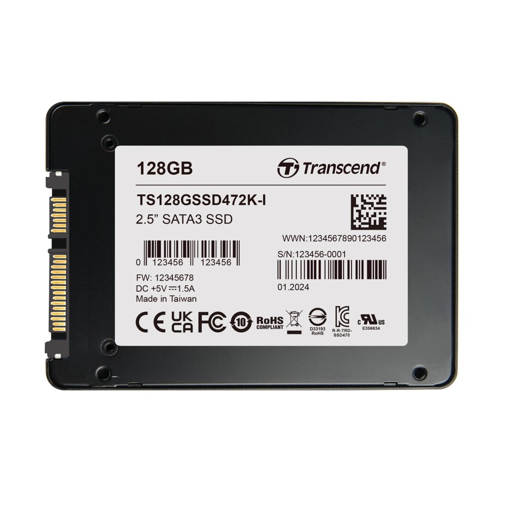 Жесткий диск SSD  Transcend TS128GSSD472KI-VS1 от компании icopy - фото 1