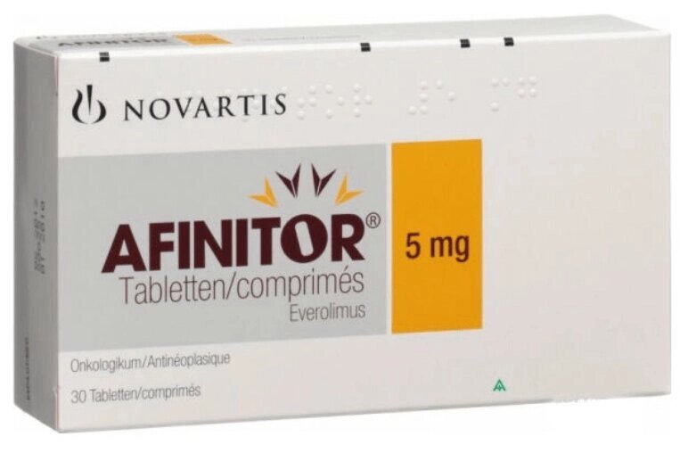 Афинитор – Afinitor (Эверолимус) от компании Medical&Pharma Service - фото 1